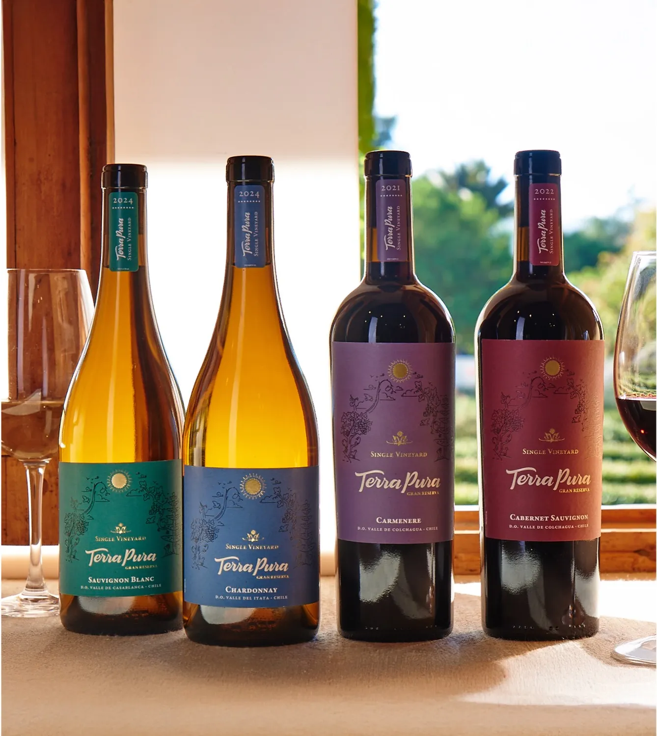 Botellas de la línea Single Vineyard