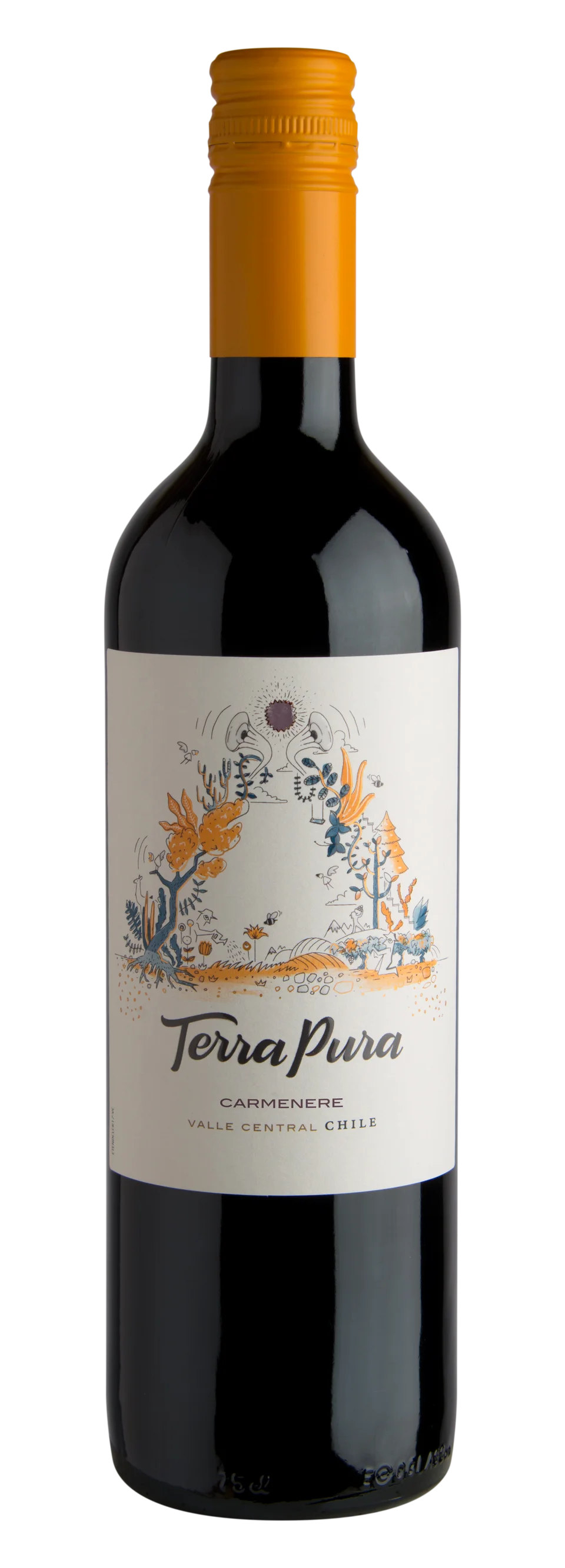 Botella de TerraPura Classic Carmenère