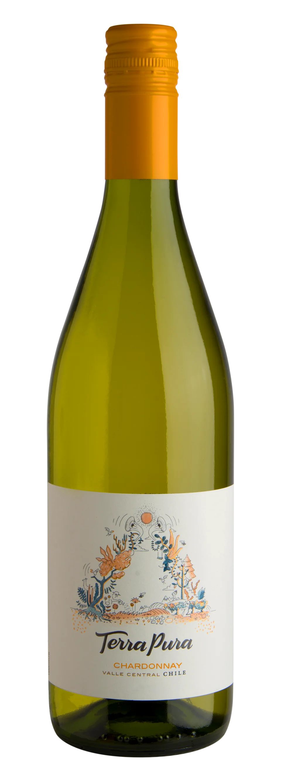 Botella de TerraPura Classic Chardonnay