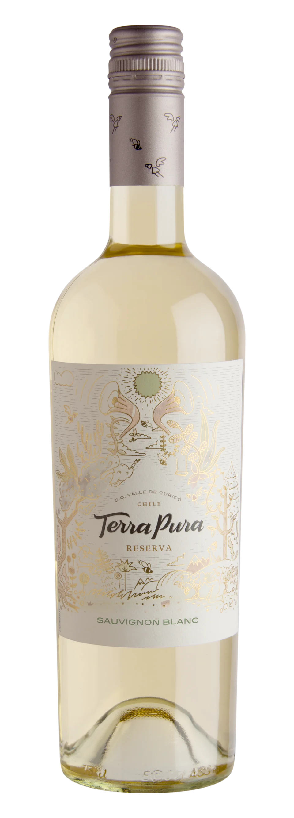 Botella de TerraPura Reserva Sauvignon Blanc