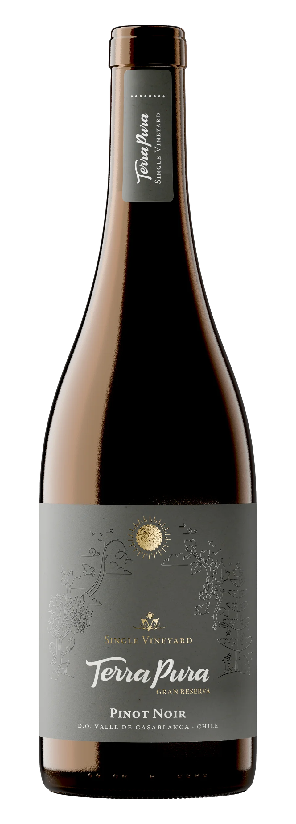Botella de TerraPura Single Vineyard Pinot Noir